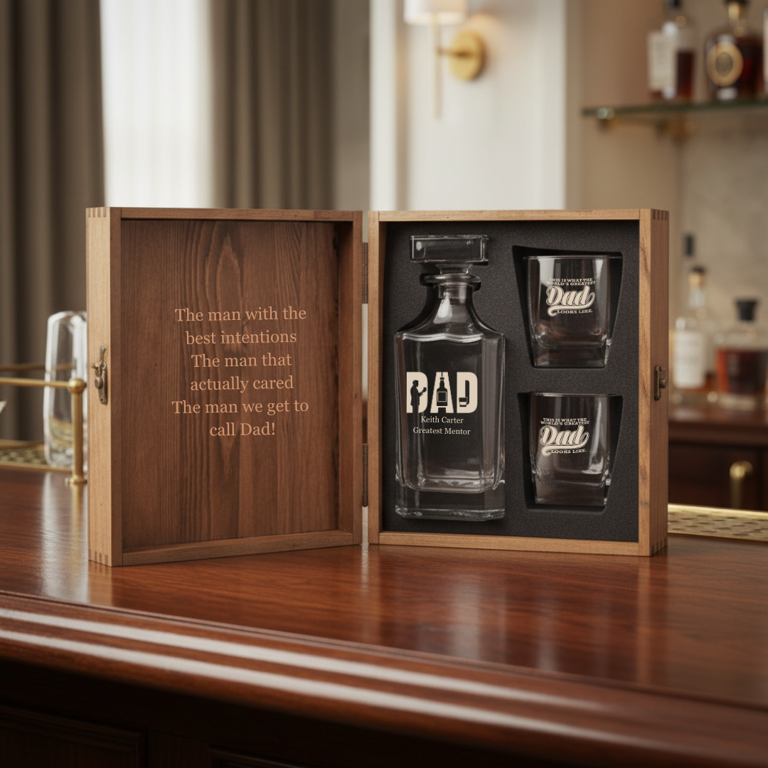 Dad’s Keepsake Decanter Set