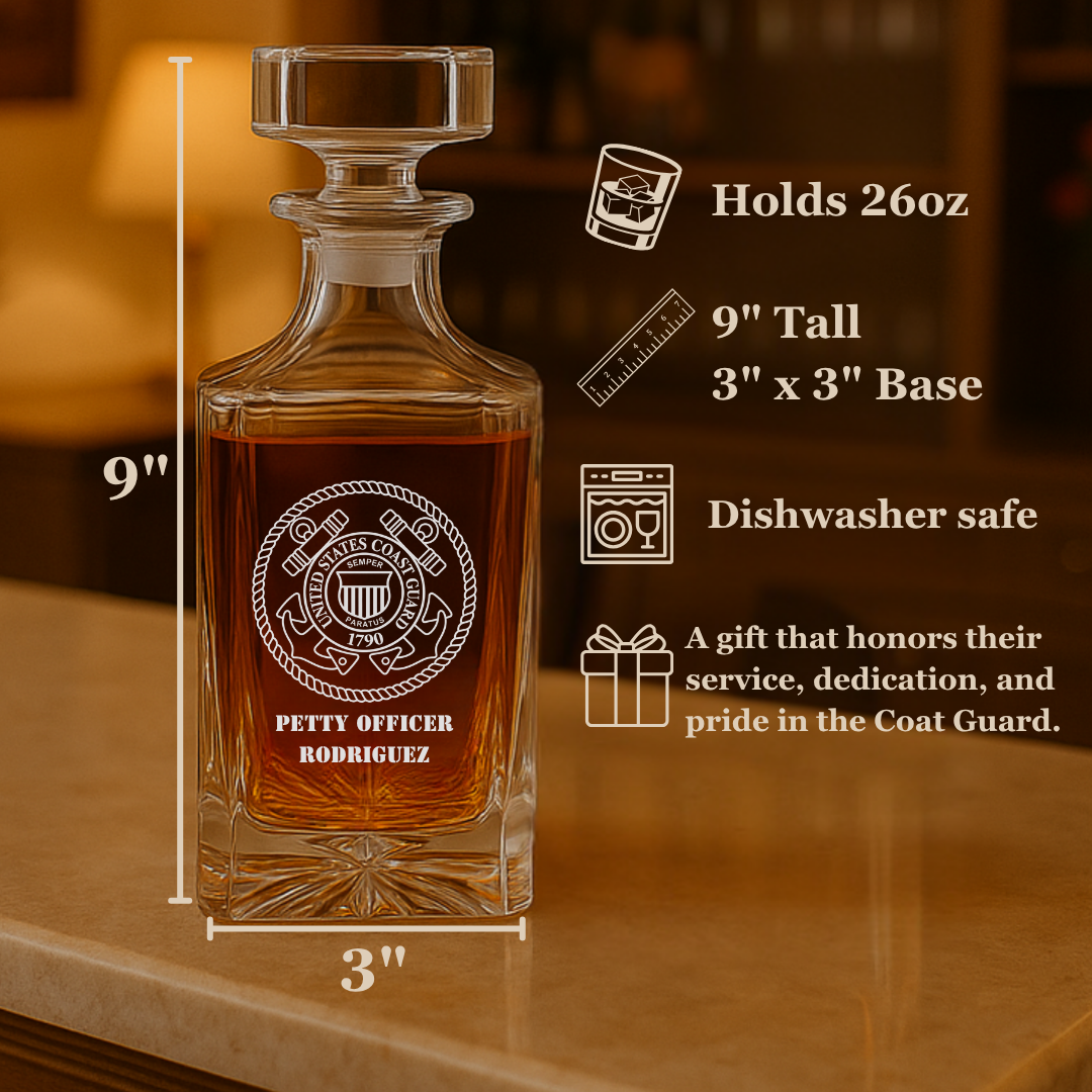 Semper Paratus Decanter Set