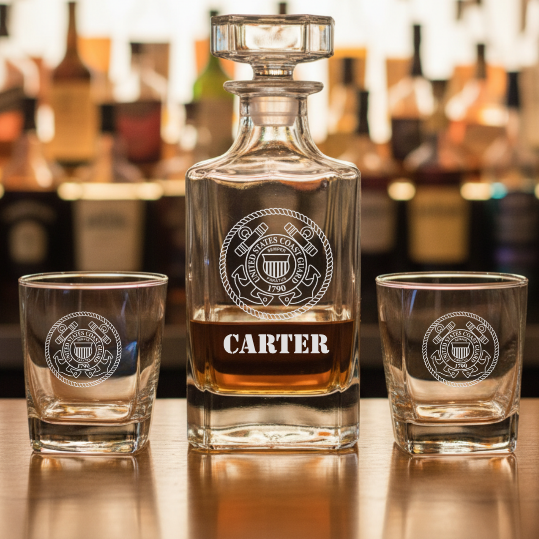 Semper Paratus Decanter Set