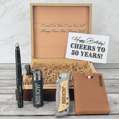 Cheers to 50 Years Gift Set