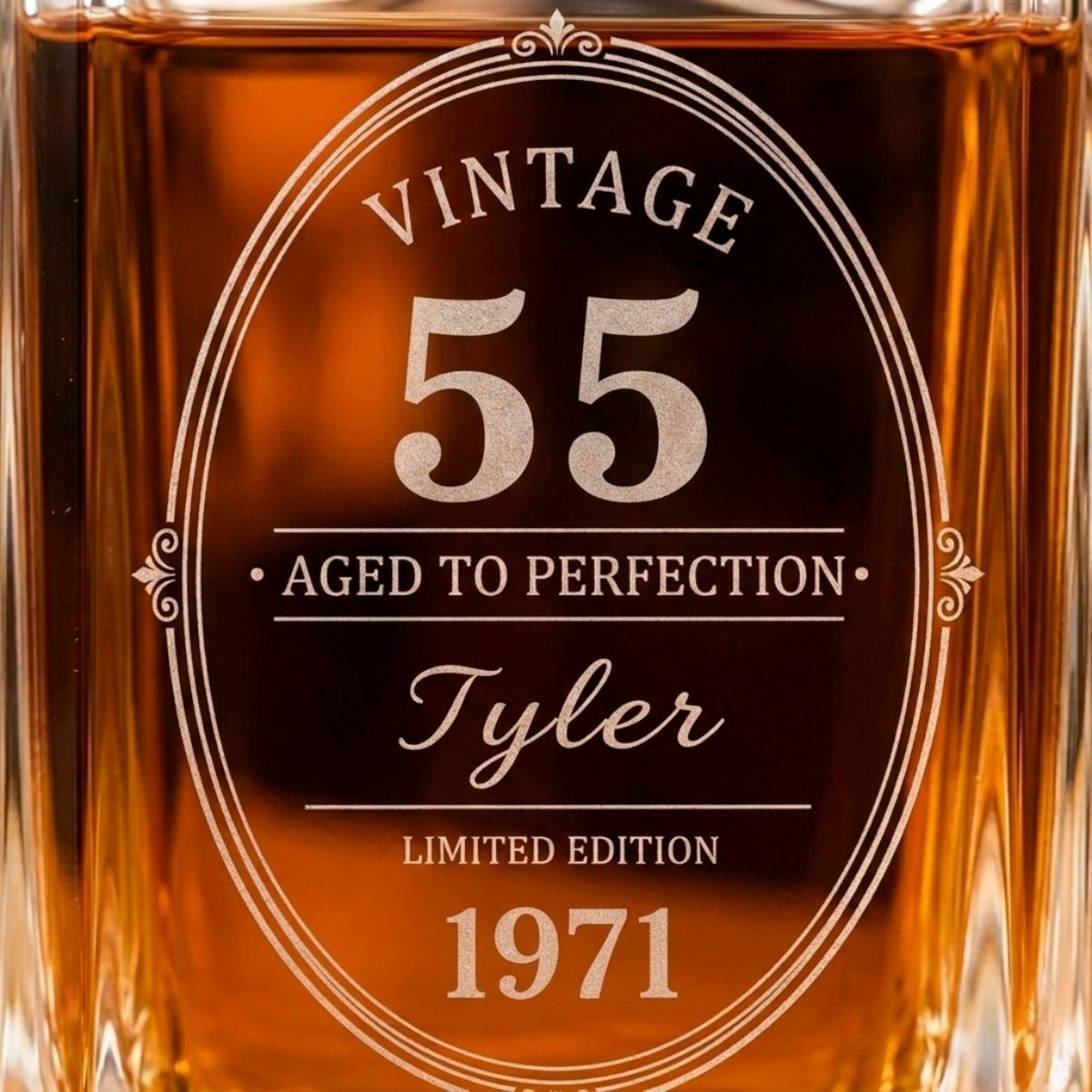Vintage 55th Birthday Decanter