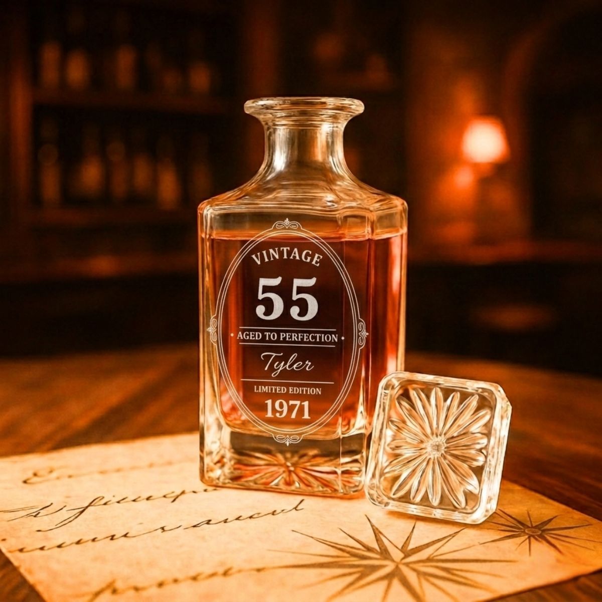 Vintage 55th Birthday Decanter