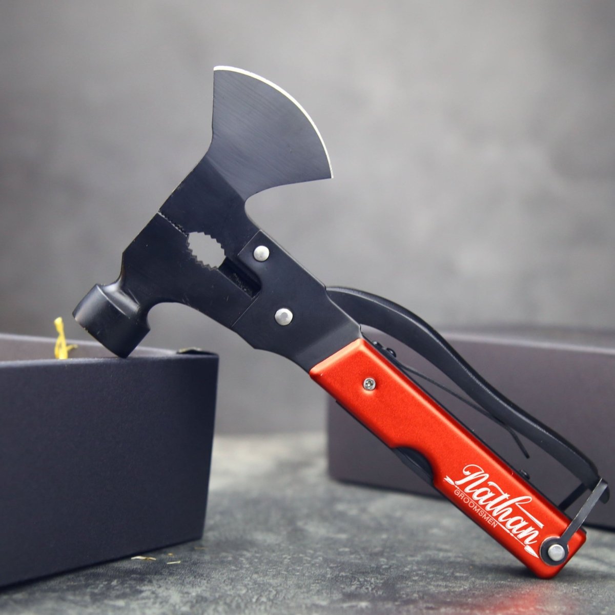 Unique Personalized Campers Multi Tool Customized Knife Gifts for Men by Groovy Guy