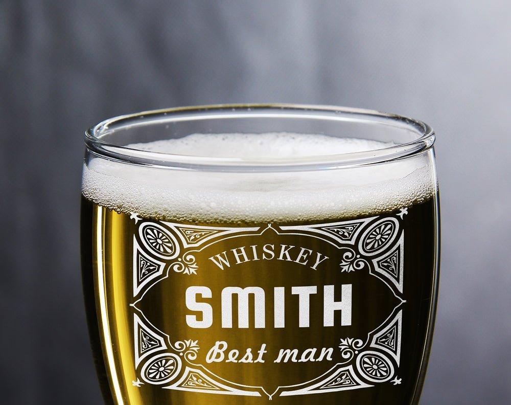 Unique Personalized Pilsner Pal Customized Bar Gifts for Men by Groovy Guy