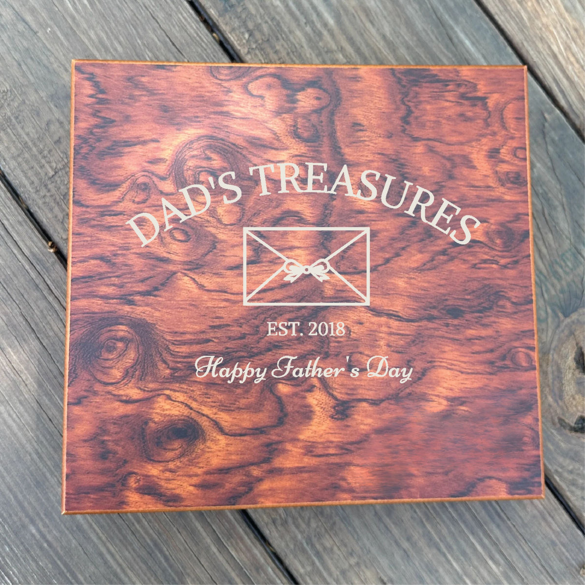 Letters to Dad Keepsake Box gift for dad on father's day