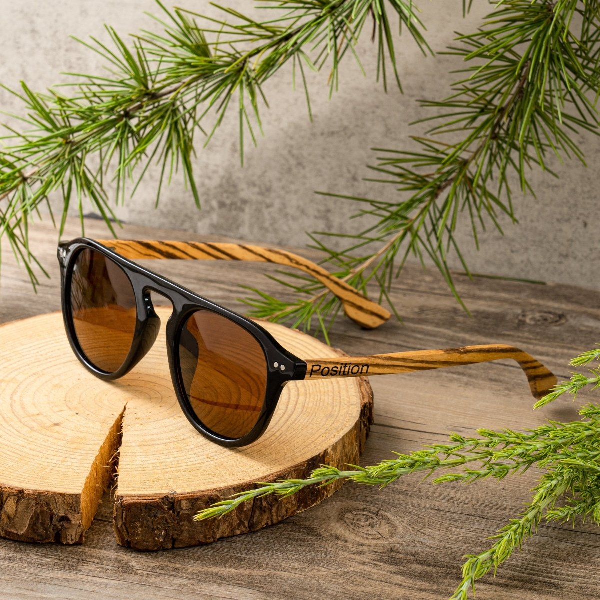 Unique Personalized Driftwood Defenders Customized Sunglasses Gifts for Men by Groovy Guy