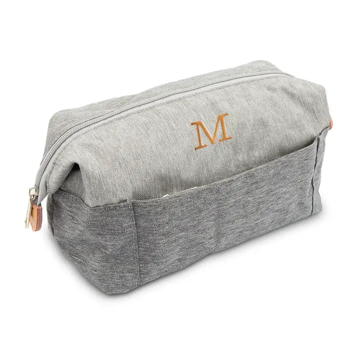 Unique Personalized Monogrammed Slate Dopp Kit Customized Dopp Kit Gifts for Men by Groovy Guy