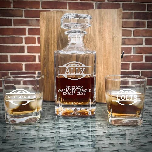Fantasy Football Champions Decanter
