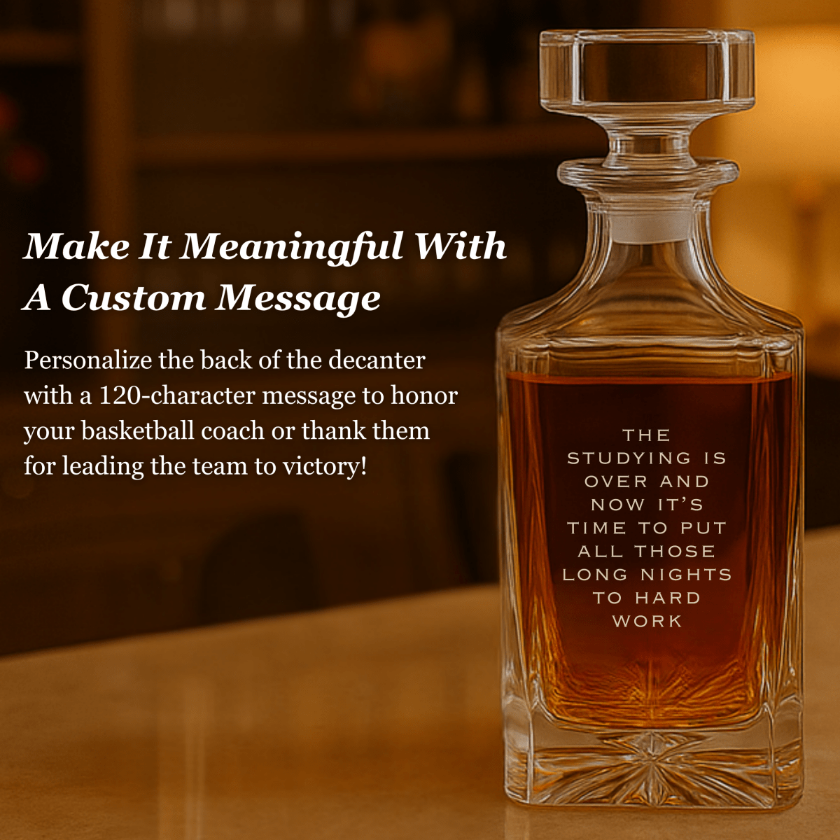 Unique Personalized Law School Graduation Decanter Customized graduation gifts for him Gifts for Men by Groovy Guy
