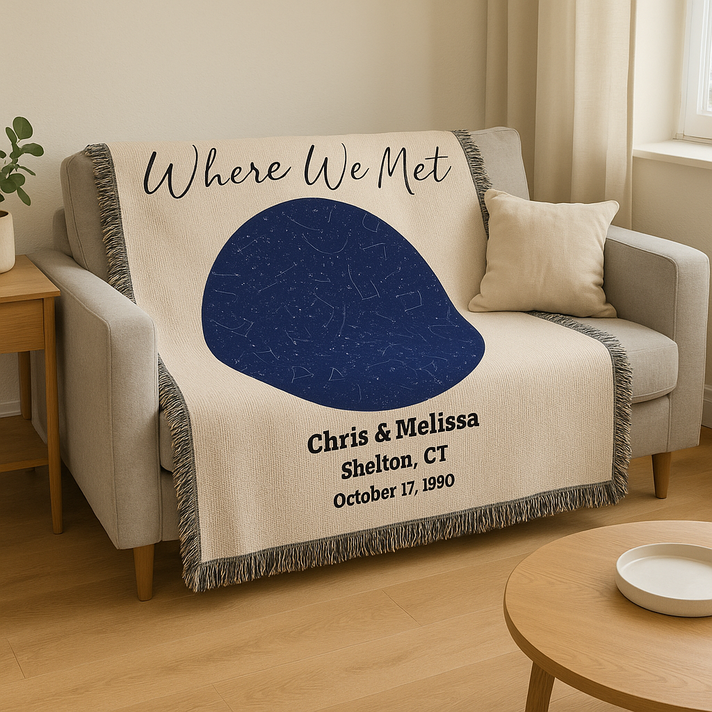 Where We Met Custom Blanket