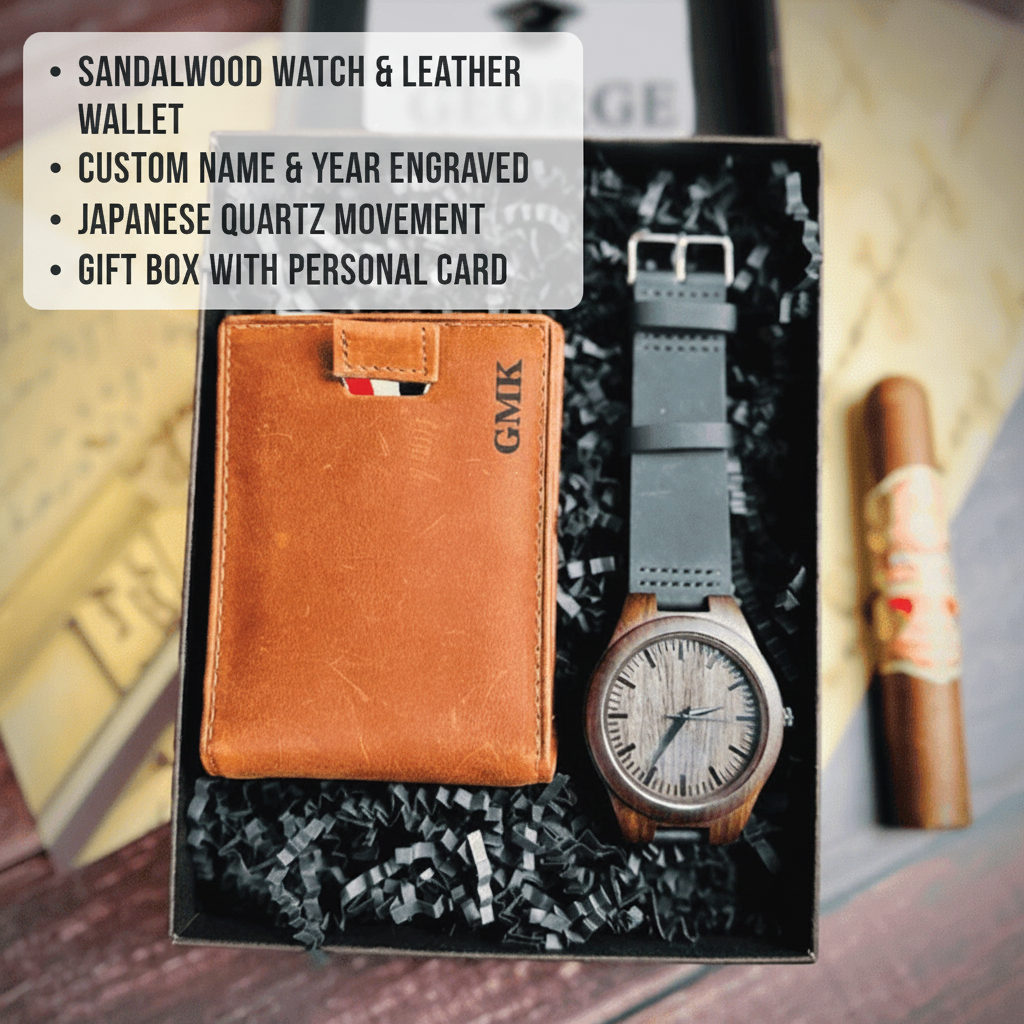 Milestone Graduation Watch & Wallet Set