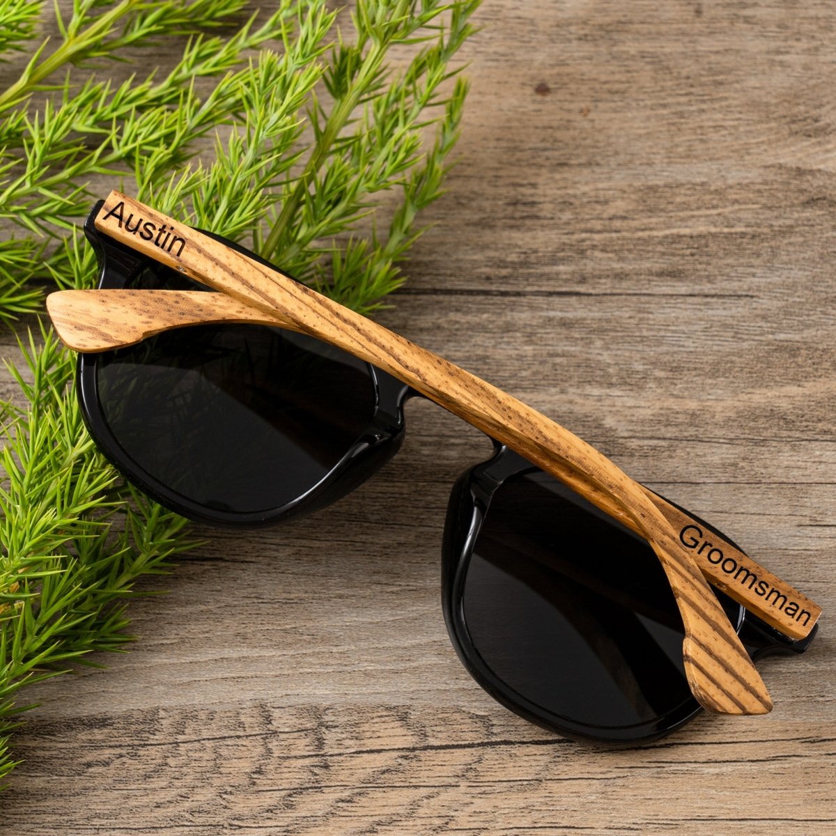 Unique Personalized Driftwood Defenders Customized Sunglasses Gifts for Men by Groovy Guy