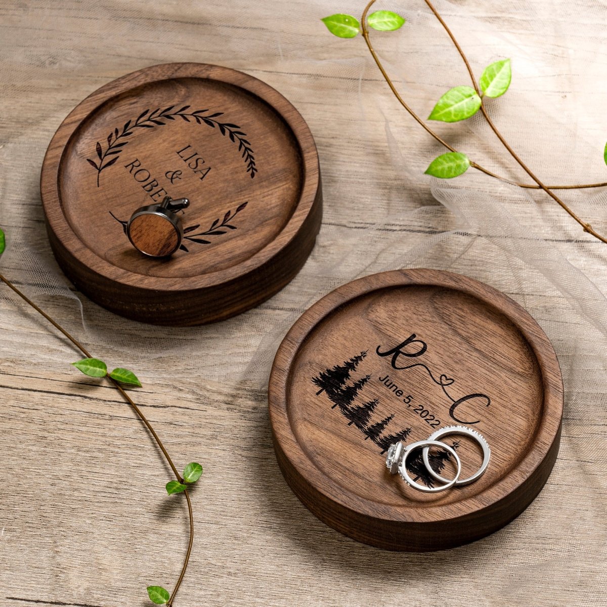 Unique Personalized Anniversary Valet Tray Customized Valet Tray Gifts for Men by Groovy Guy