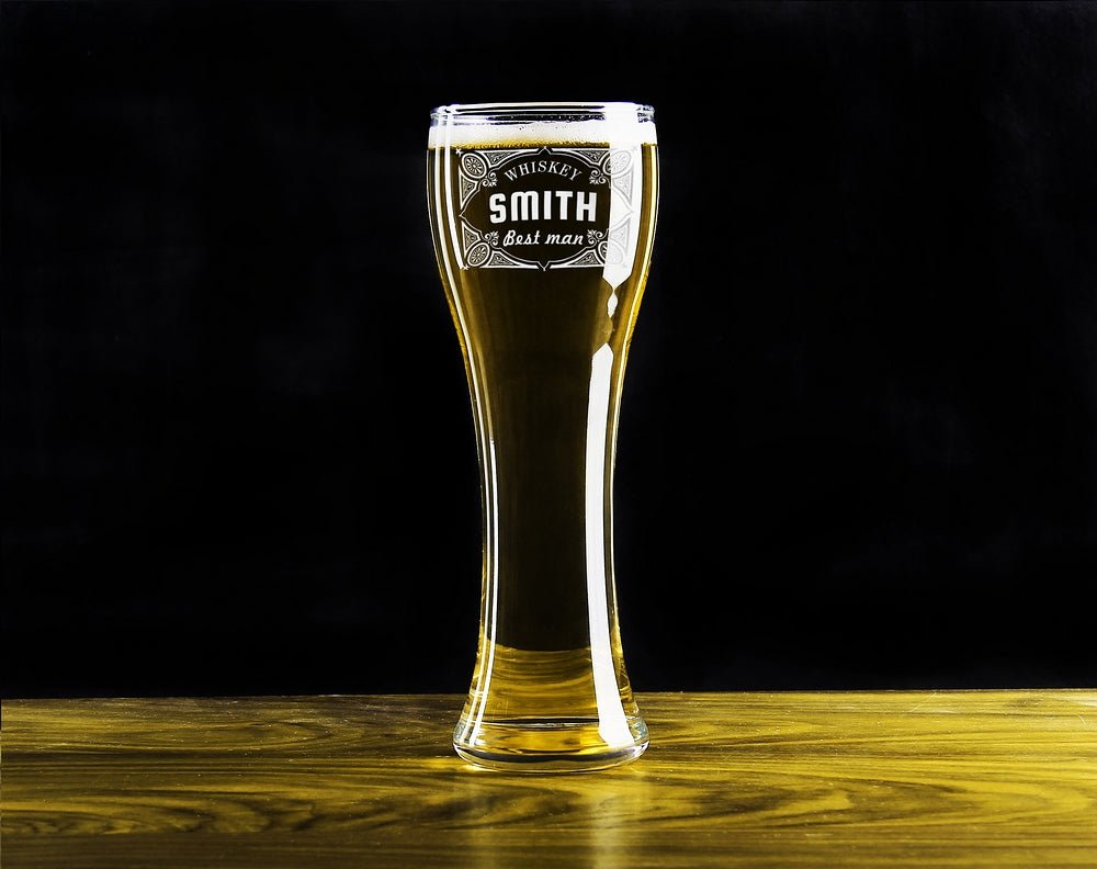 Unique Personalized Pilsner Pal Customized Bar Gifts for Men by Groovy Guy