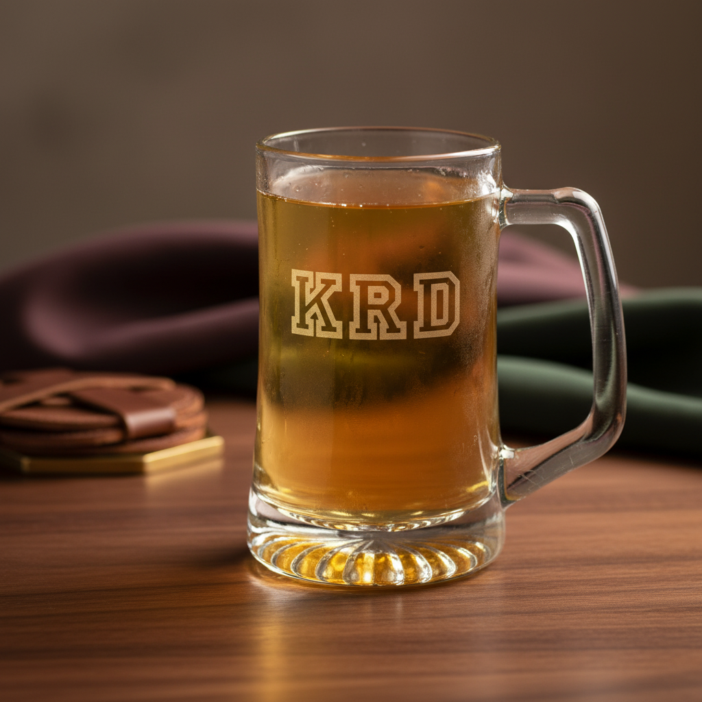 25oz Laser Engraved Beer Mug