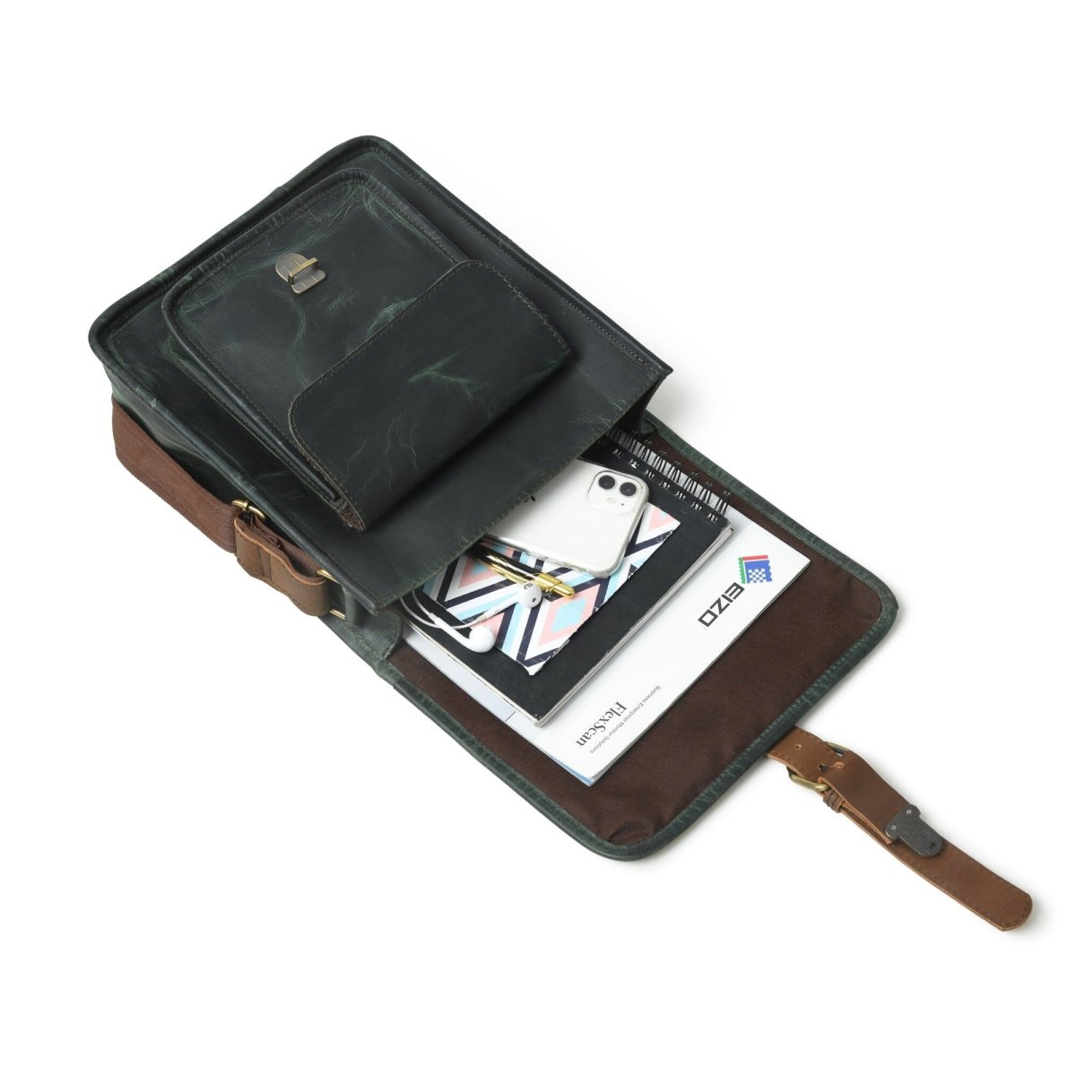 Unique Personalized Daily Companion Messenger Bag Customized Gifts for Men by Groovy Guy