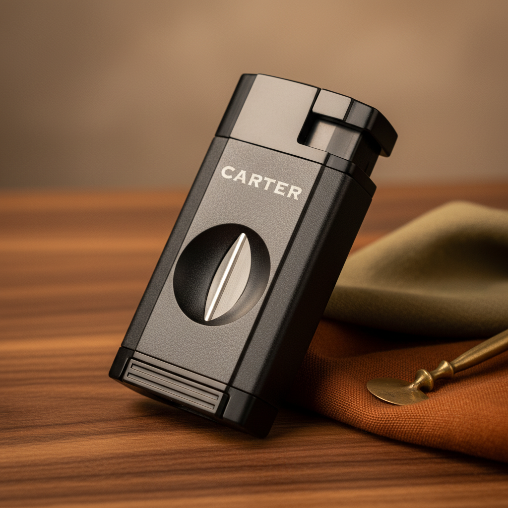 Double Torch Personalized V-Cut Lighter