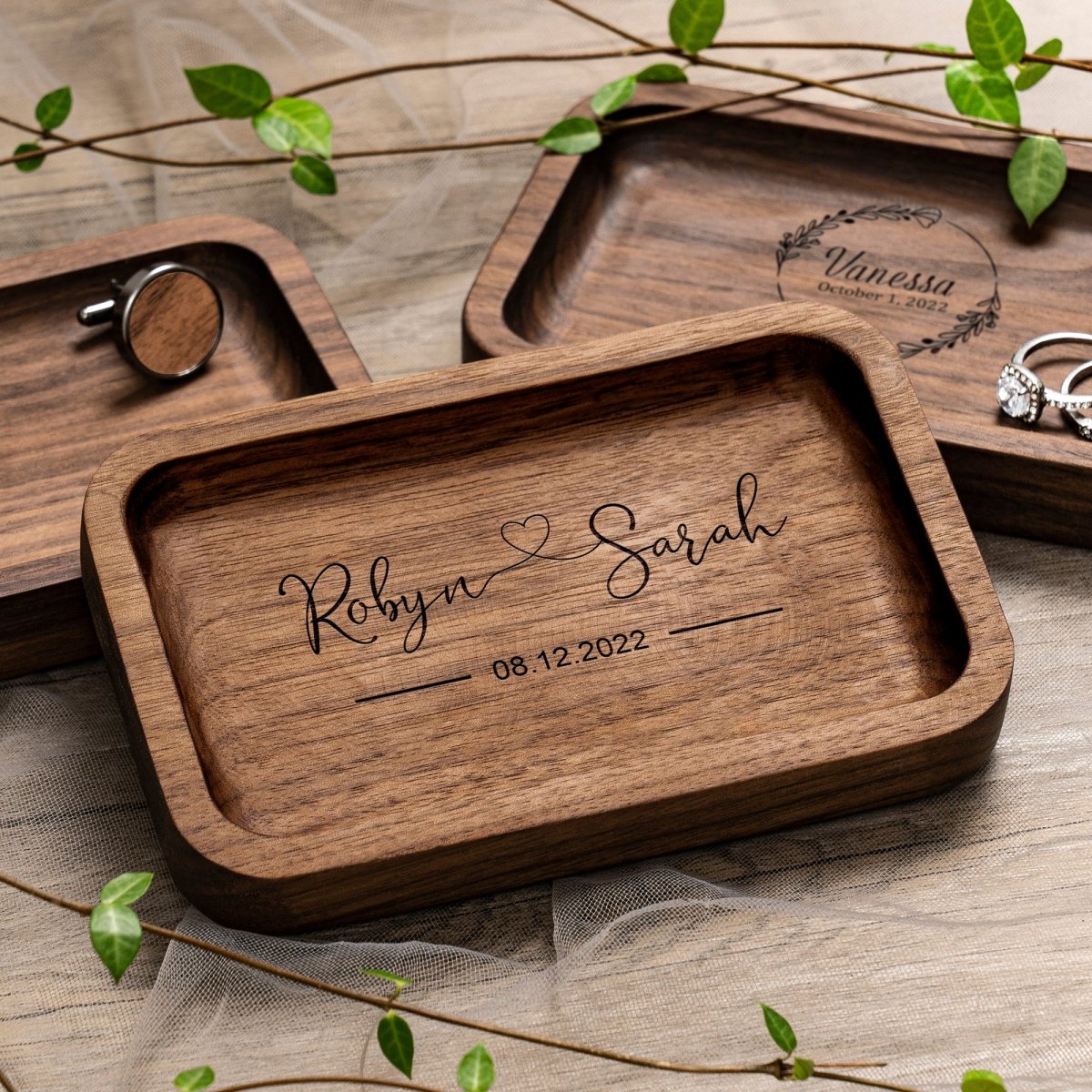 Unique Personalized Forever Valet Tray Customized Valet Tray Gifts for Men by Groovy Guy