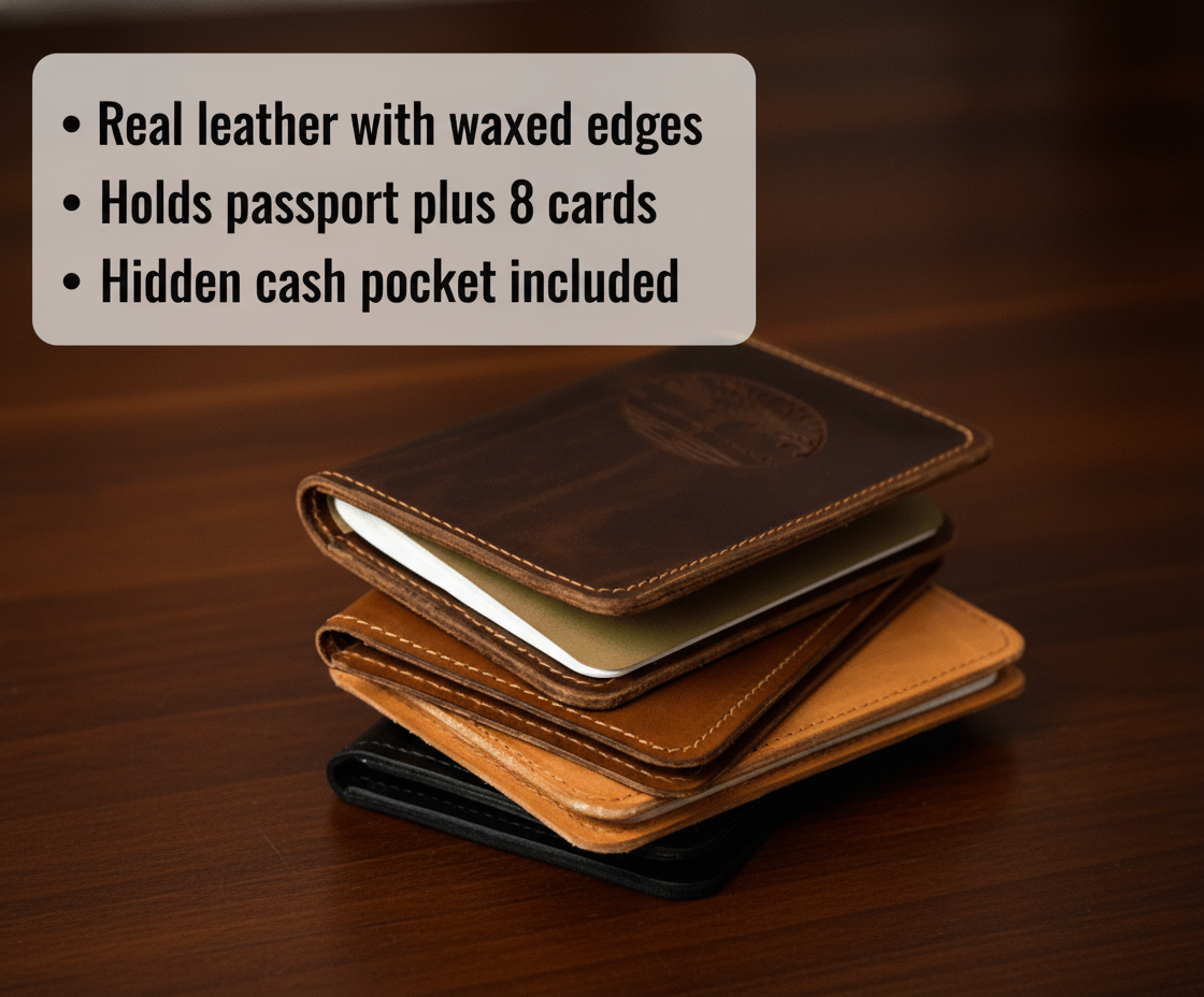 Voyager Personalized Passport Holder