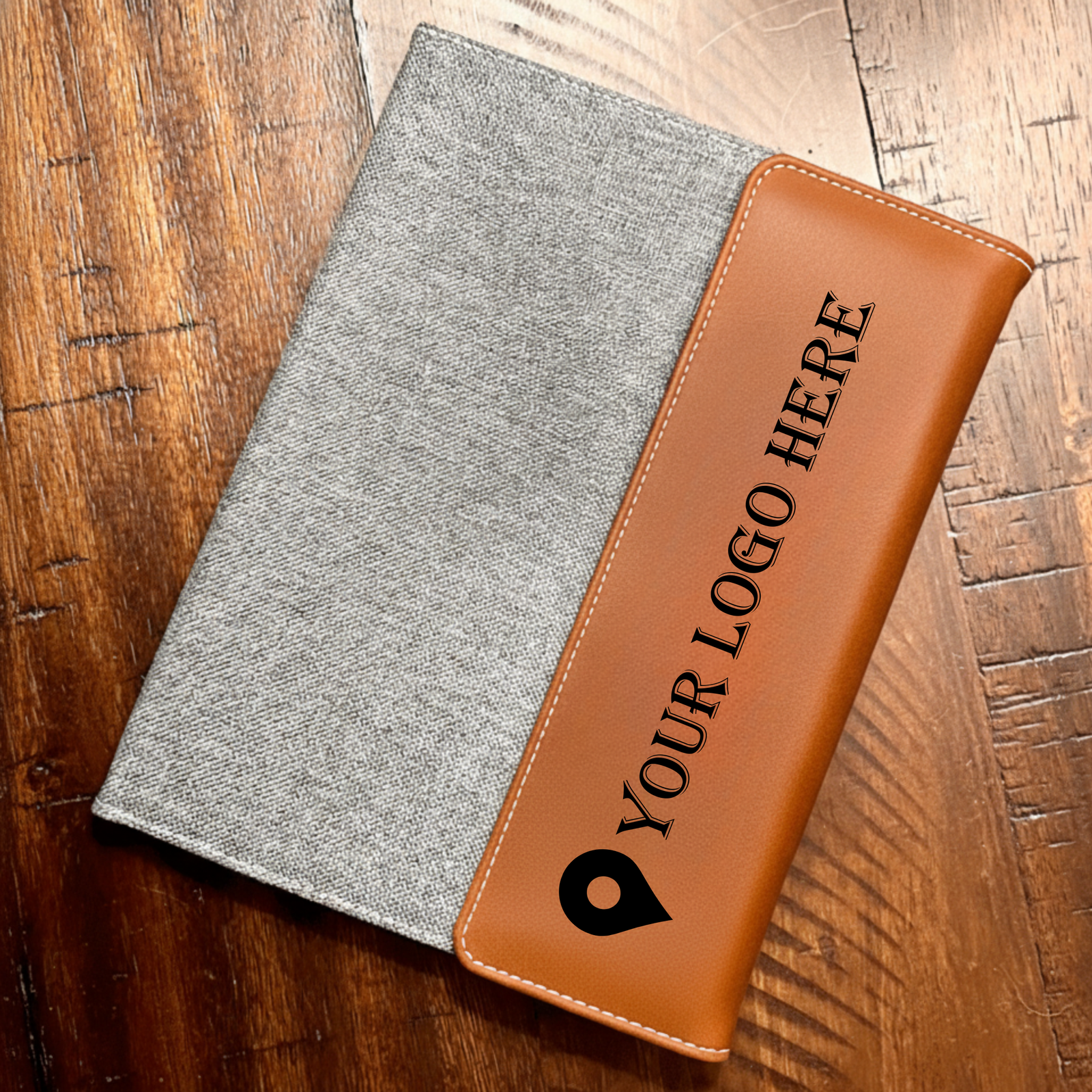 Unique Personalized Company Logo Portfolio Customized Logo Gifts for Men by Groovy Guy