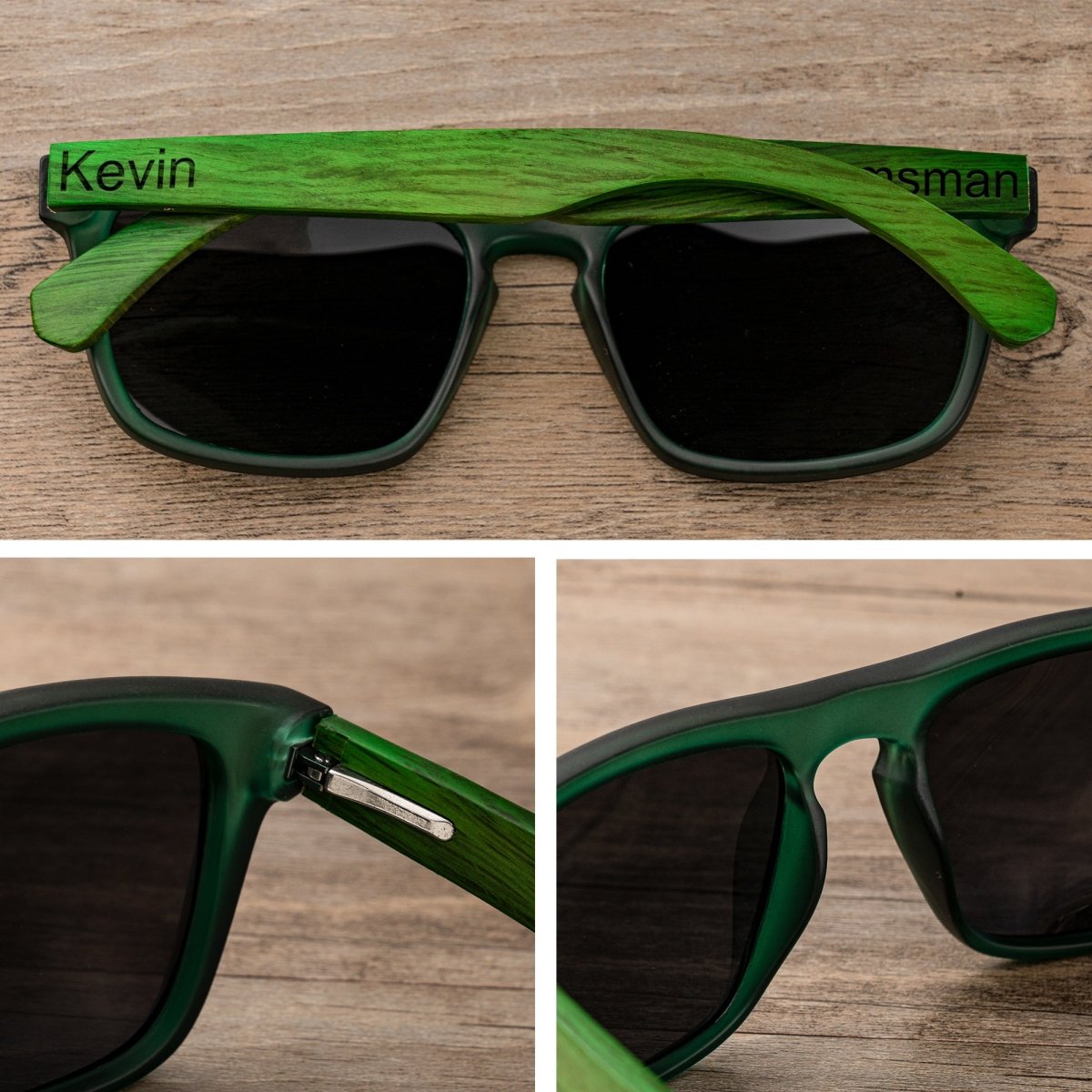 Unique Personalized Forest Wayfarers Customized Sunglasses Gifts for Men by Groovy Guy