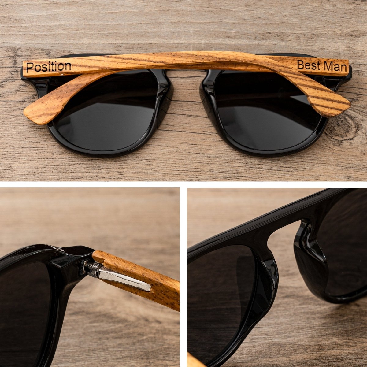 Unique Personalized Driftwood Defenders Customized Sunglasses Gifts for Men by Groovy Guy