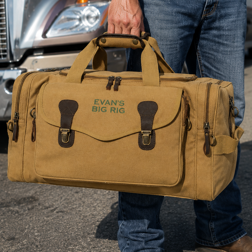 Personalized Trucker Duffle Bag