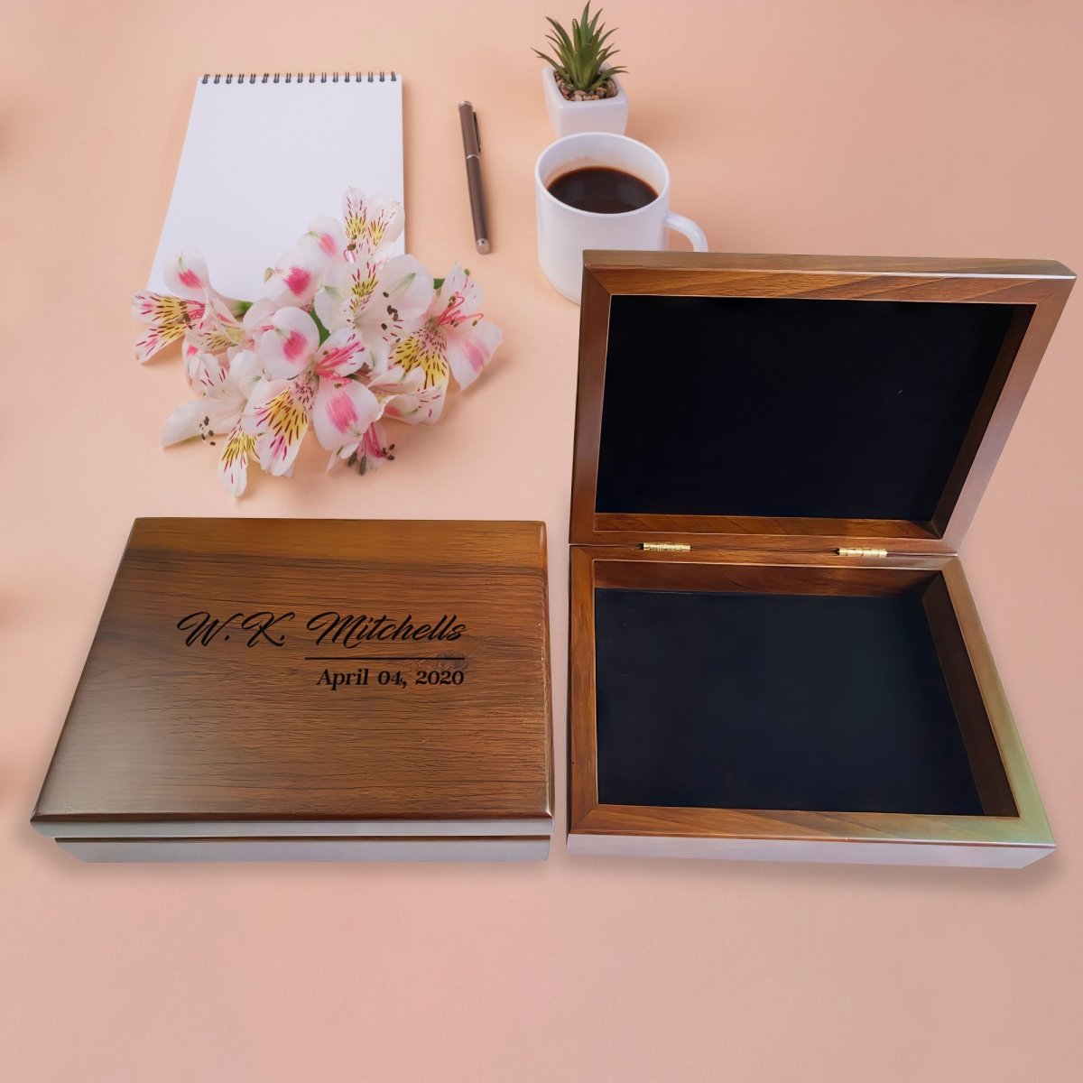 Unique Personalized Personalized Memory Box Customized Box Gifts for Men by Groovy Guy