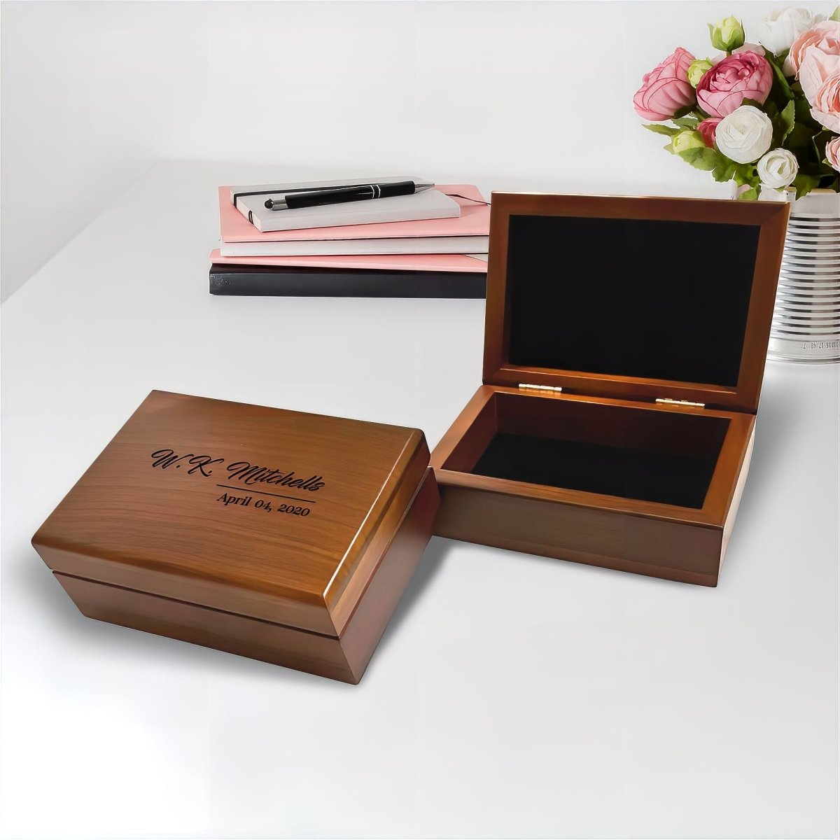 Unique Personalized Personalized Memory Box Customized Box Gifts for Men by Groovy Guy