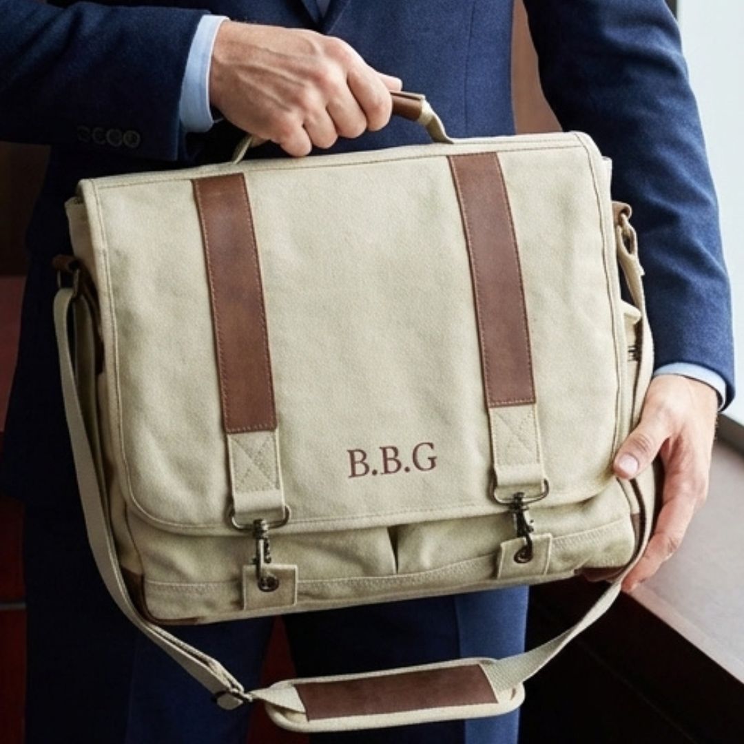 Timeless Traveler Canvas Messenger Bag