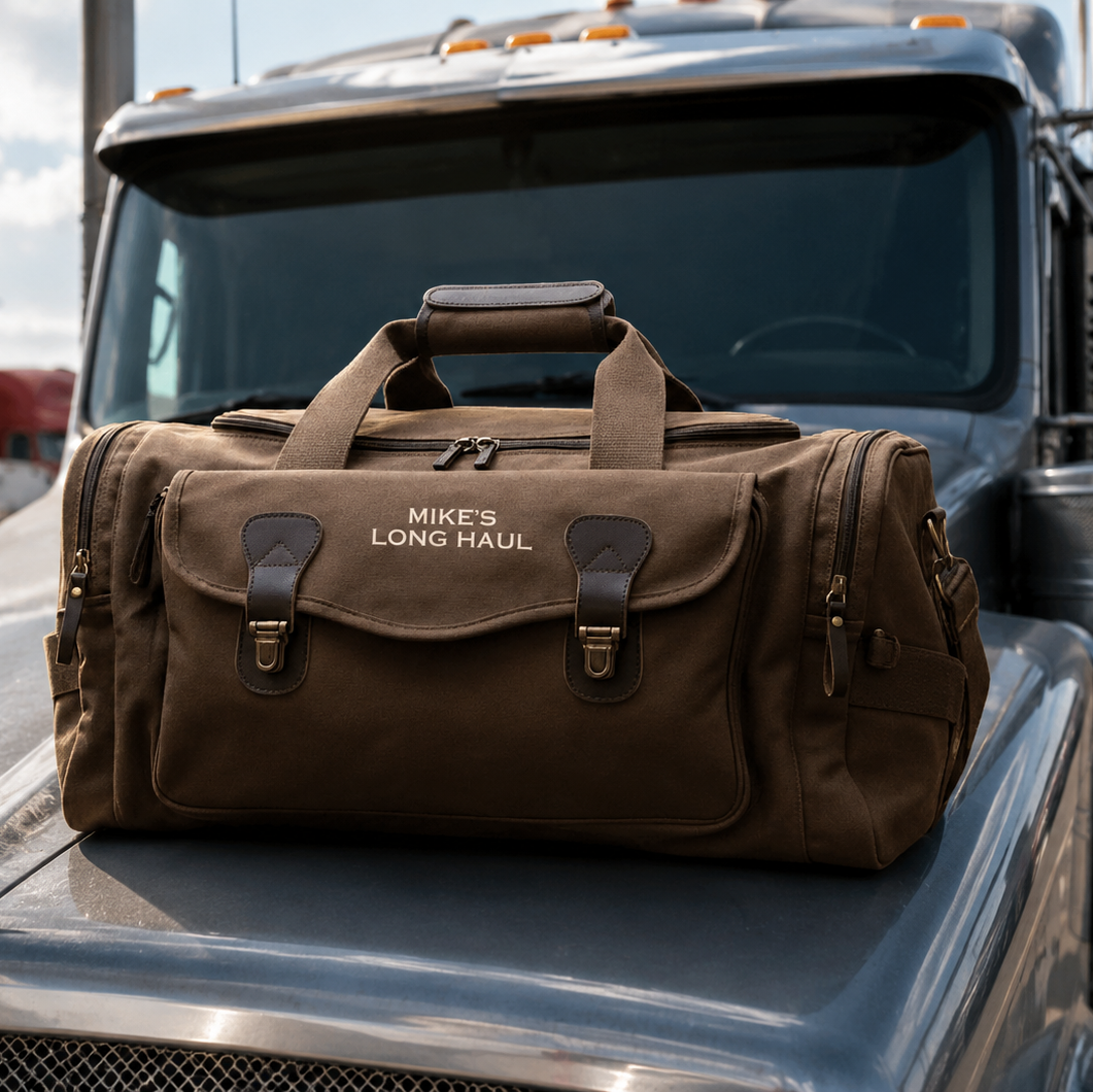 Personalized Trucker Duffle Bag
