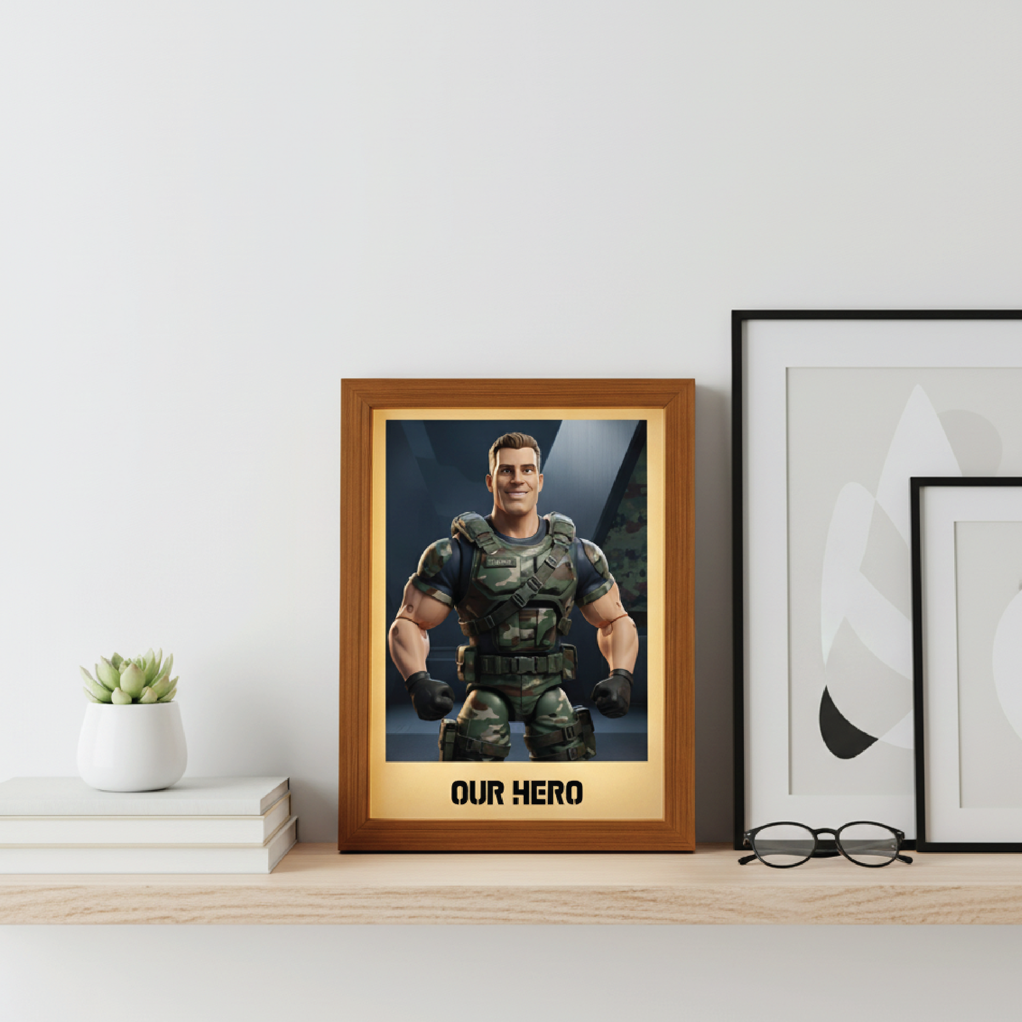 GI BRO - Personalized Action Hero Portrait