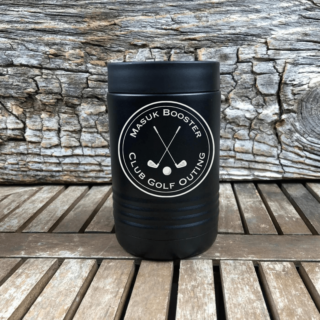 Unique Personalized Custom Golf Tournament Insulated Koozie Customized Golf Outing Gifts for Men by Groovy Guy
