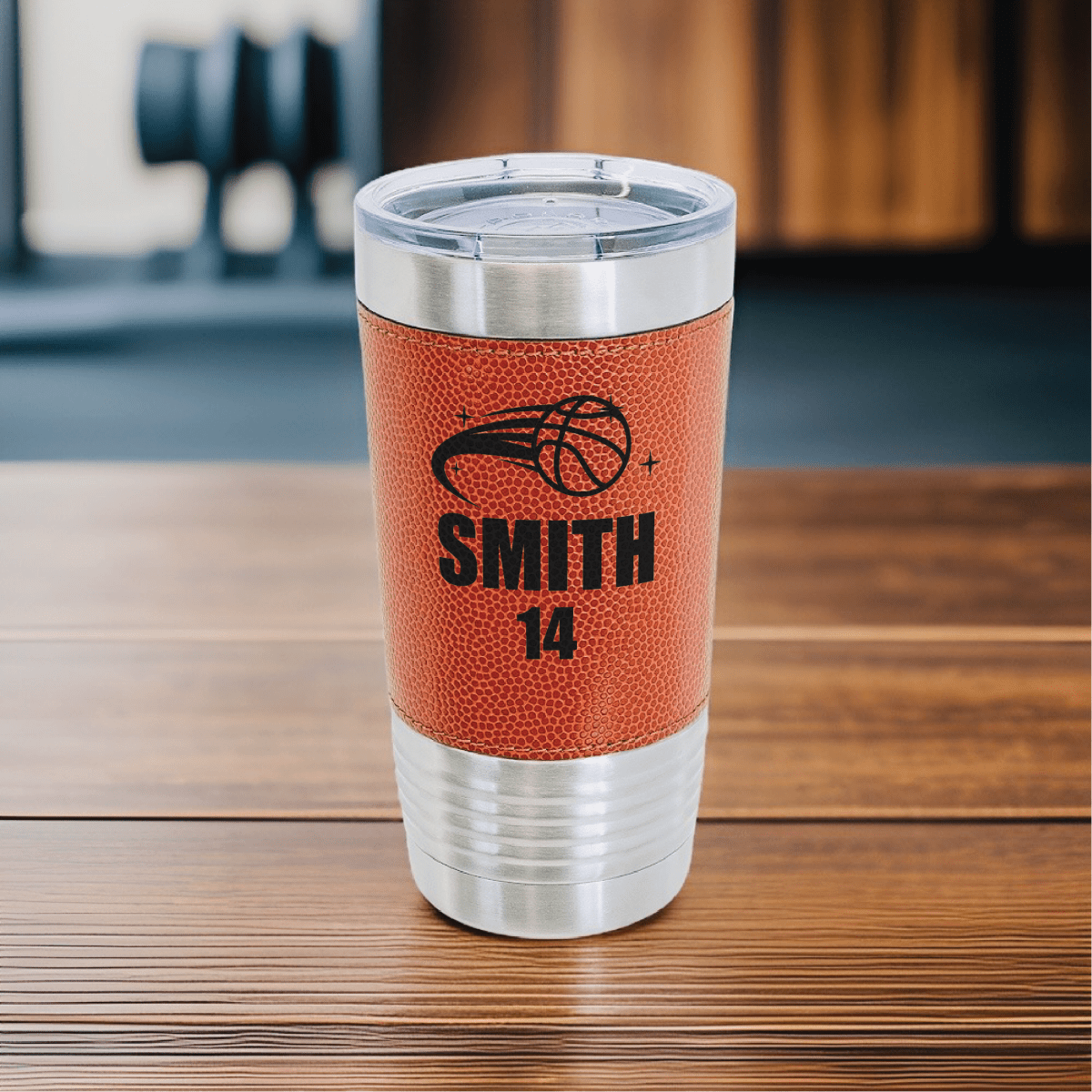 Unique Personalized Slam Dunk Sipper Customized basketball Tumblers Gifts for Men by Groovy Guy
