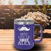 Purple Uncle Mug Shaped Tumbler With Best Uncle Ever Design