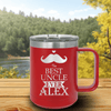 Red Uncle Mug Shaped Tumbler With Best Uncle Ever Design