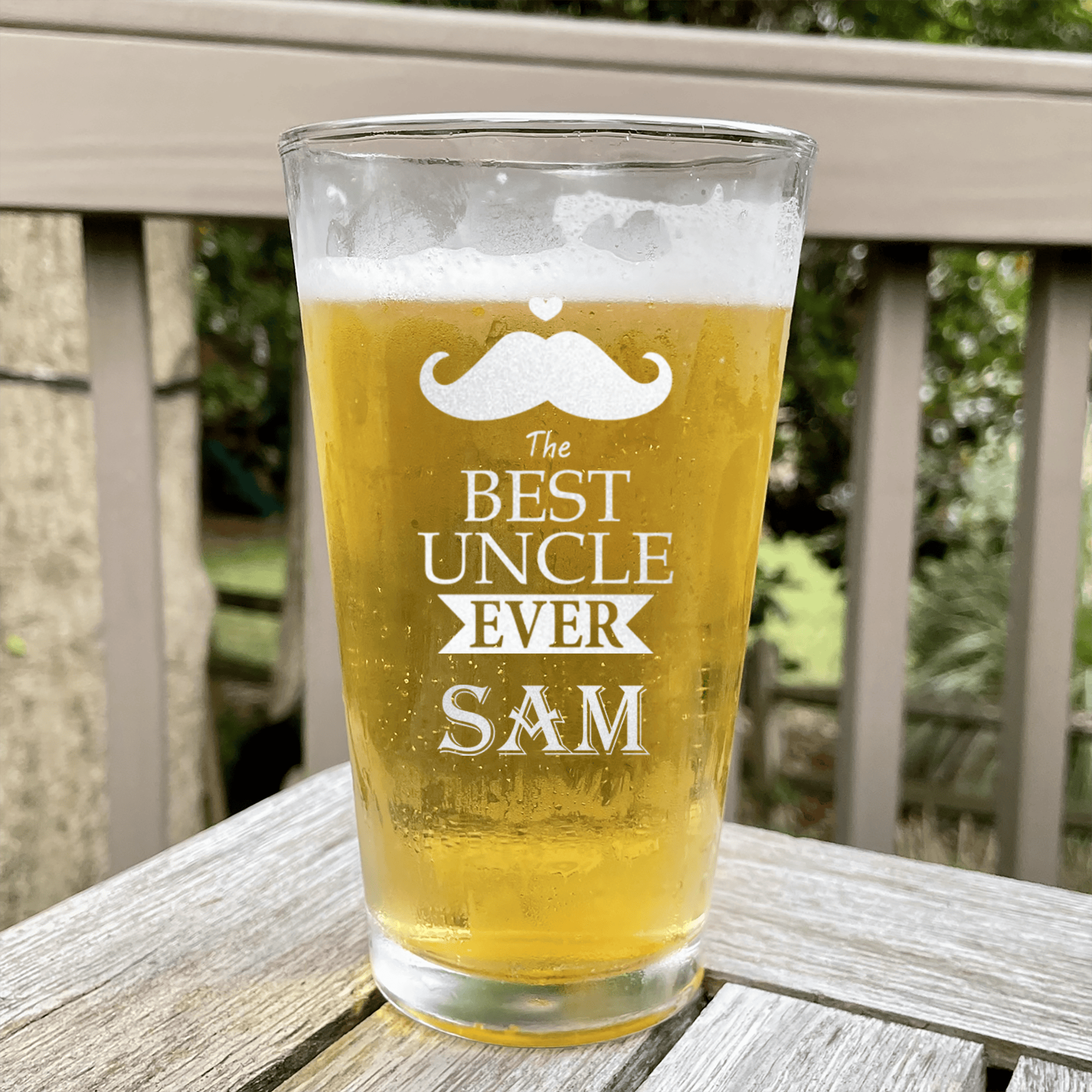 Best Uncle Ever Pint Glass