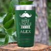 Green Uncle Tumbler With Best Uncle Ever Design