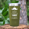 Military Green Uncle Tumbler With Best Uncle Ever Design