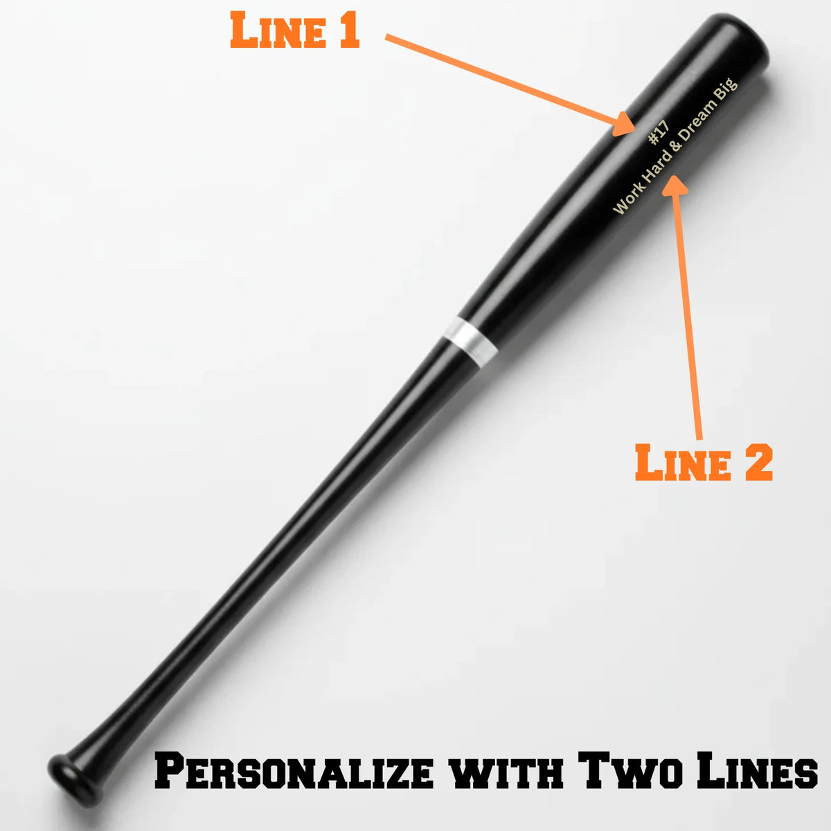 Full Size Personalized Rawlings Baseball Bat