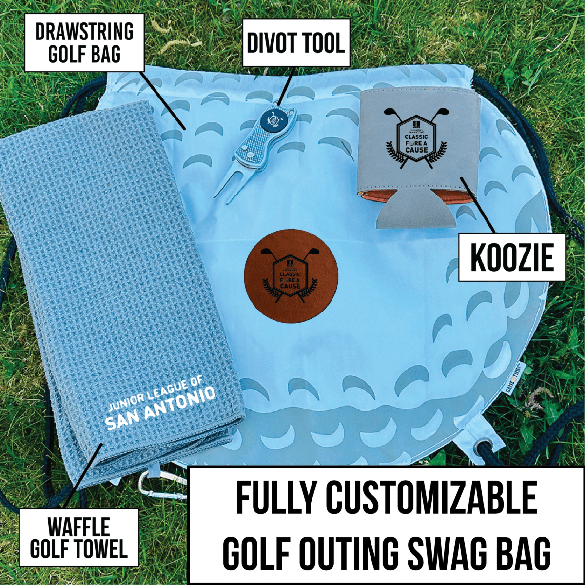 Unique Personalized Build Your Own Golf Swag Bag Customized Golf Accessory Sets Gifts for Men by Groovy Guy