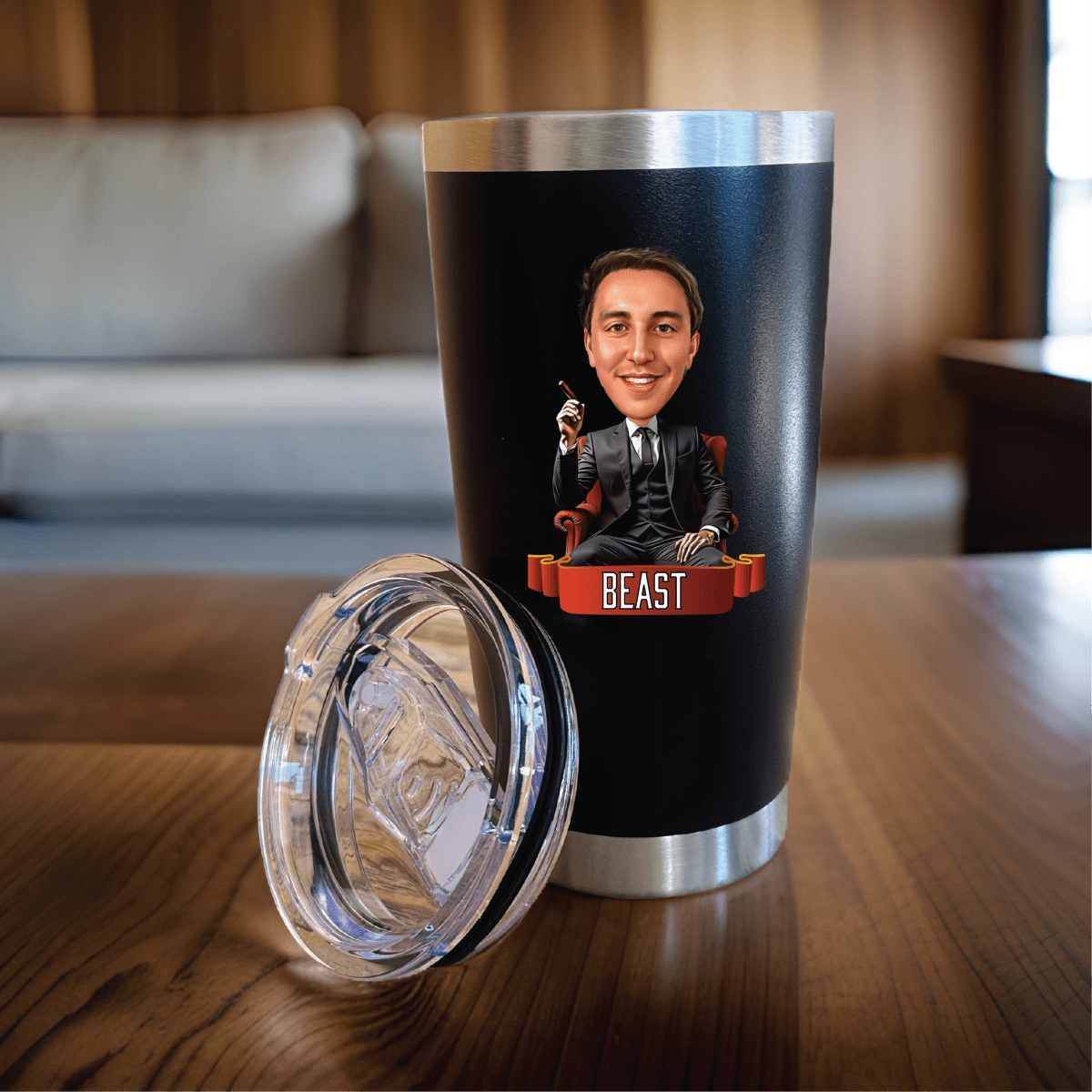 Unique Personalized The Cuban Sipper Customized Gifts for Men by Groovy Guy