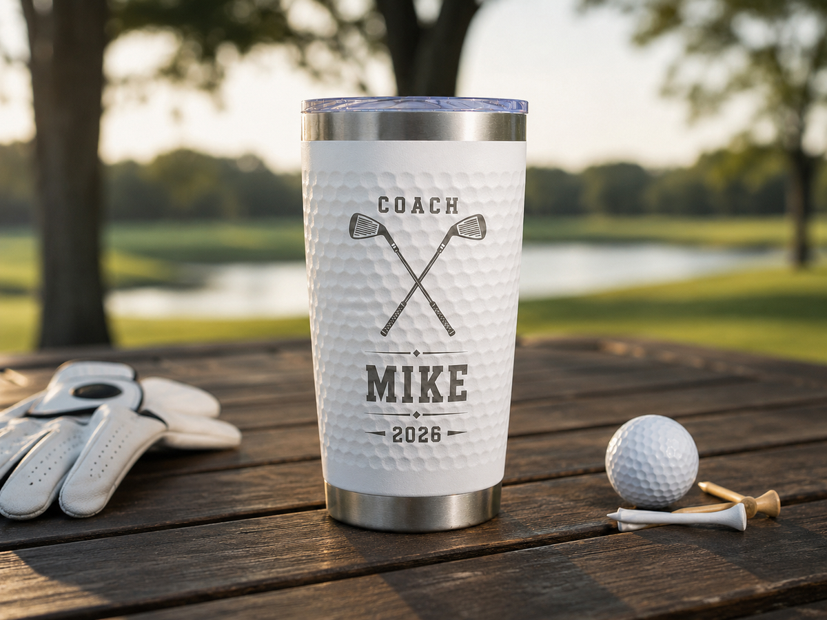 Personalized Golf Coach Team Tumbler