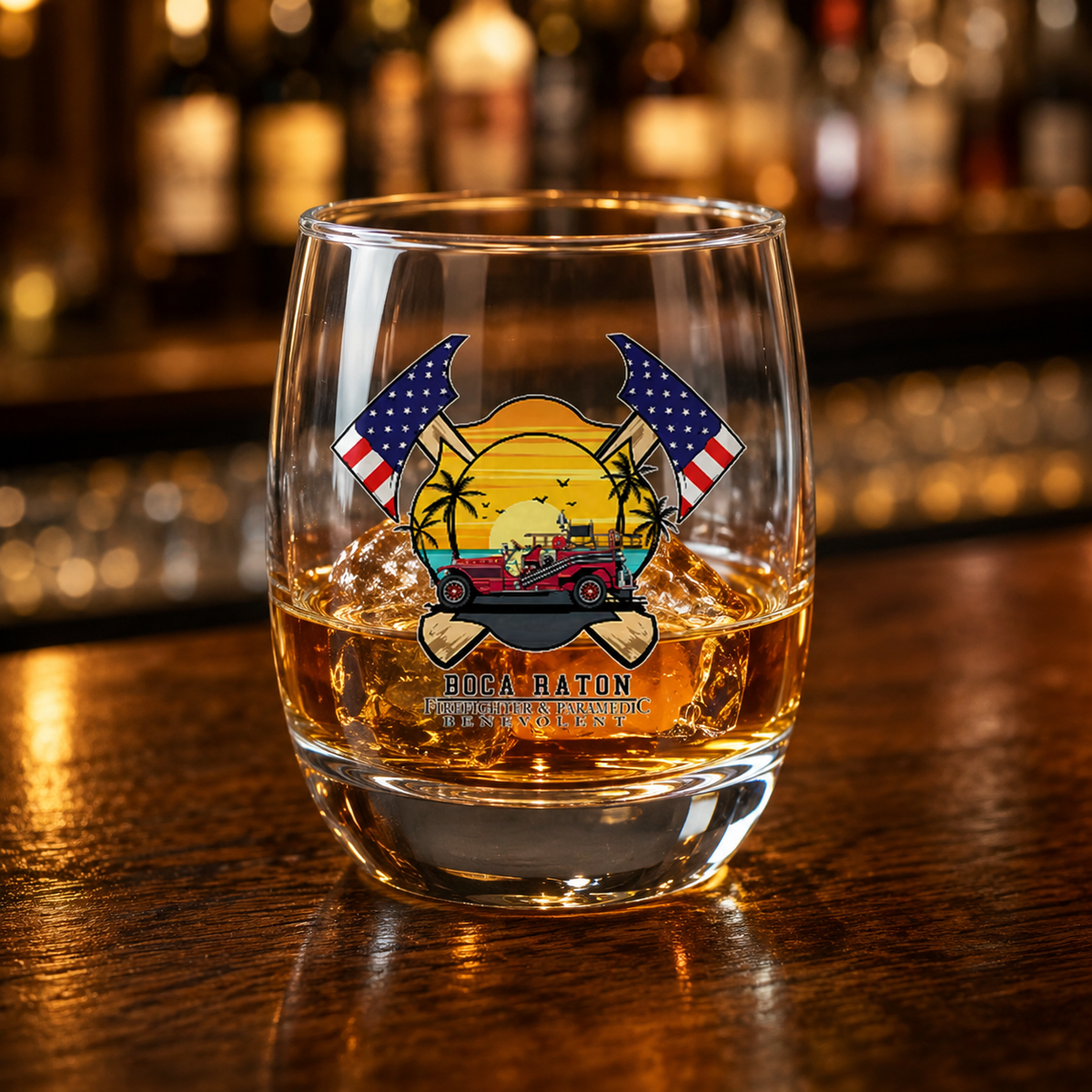 Employee Appreciation Custom Logo Whiskey Glass
