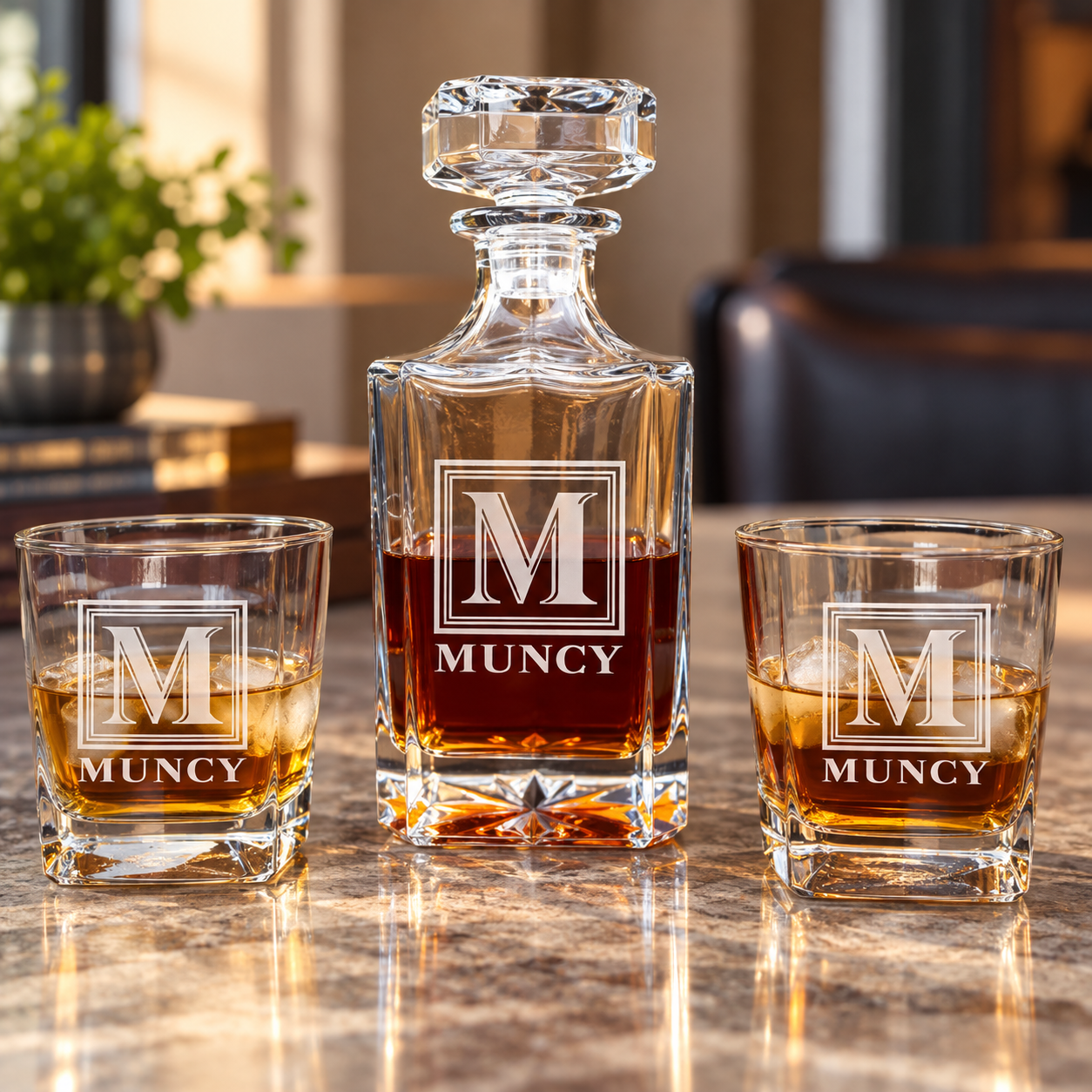 Heritage Reserve Personalized Decanter Box Set