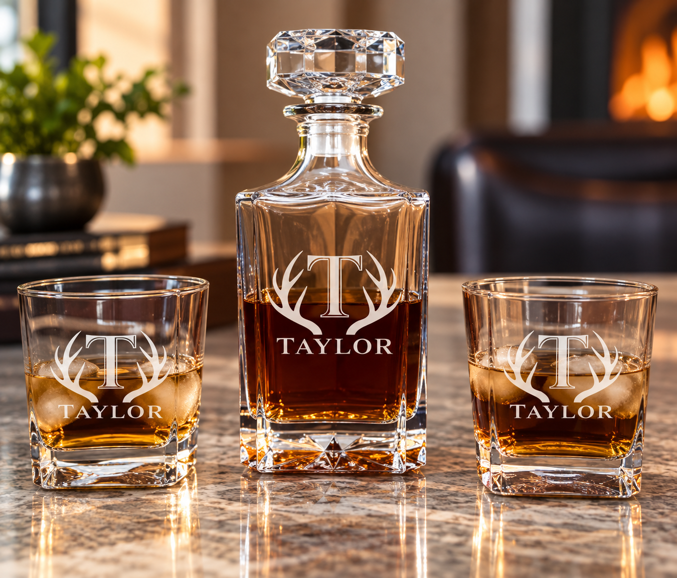 Heritage Reserve Personalized Decanter Box Set