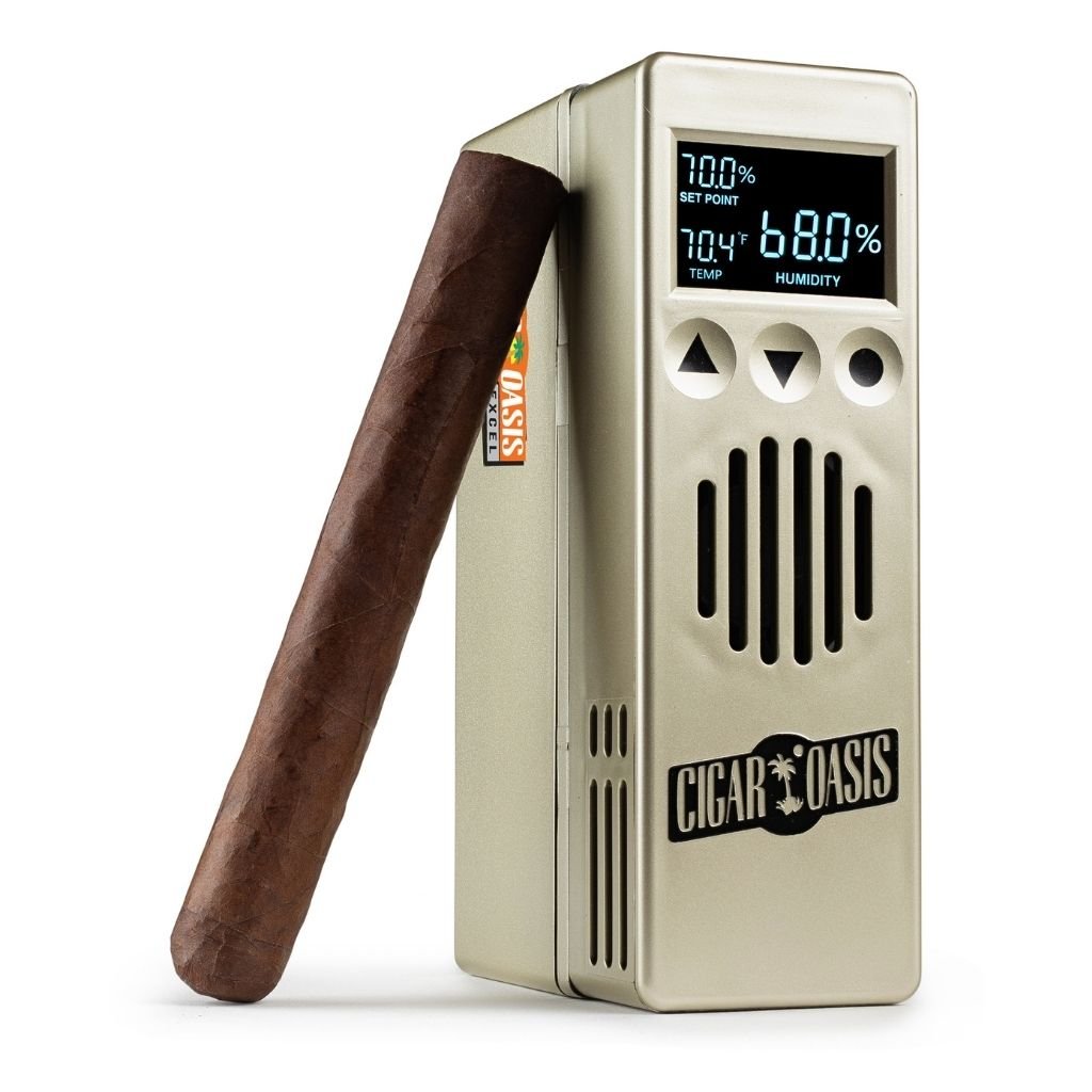 Unique Personalized Cigar Oasis Electronic Humidifier Customized Humidor Accessories Gifts for Men by Groovy Guy