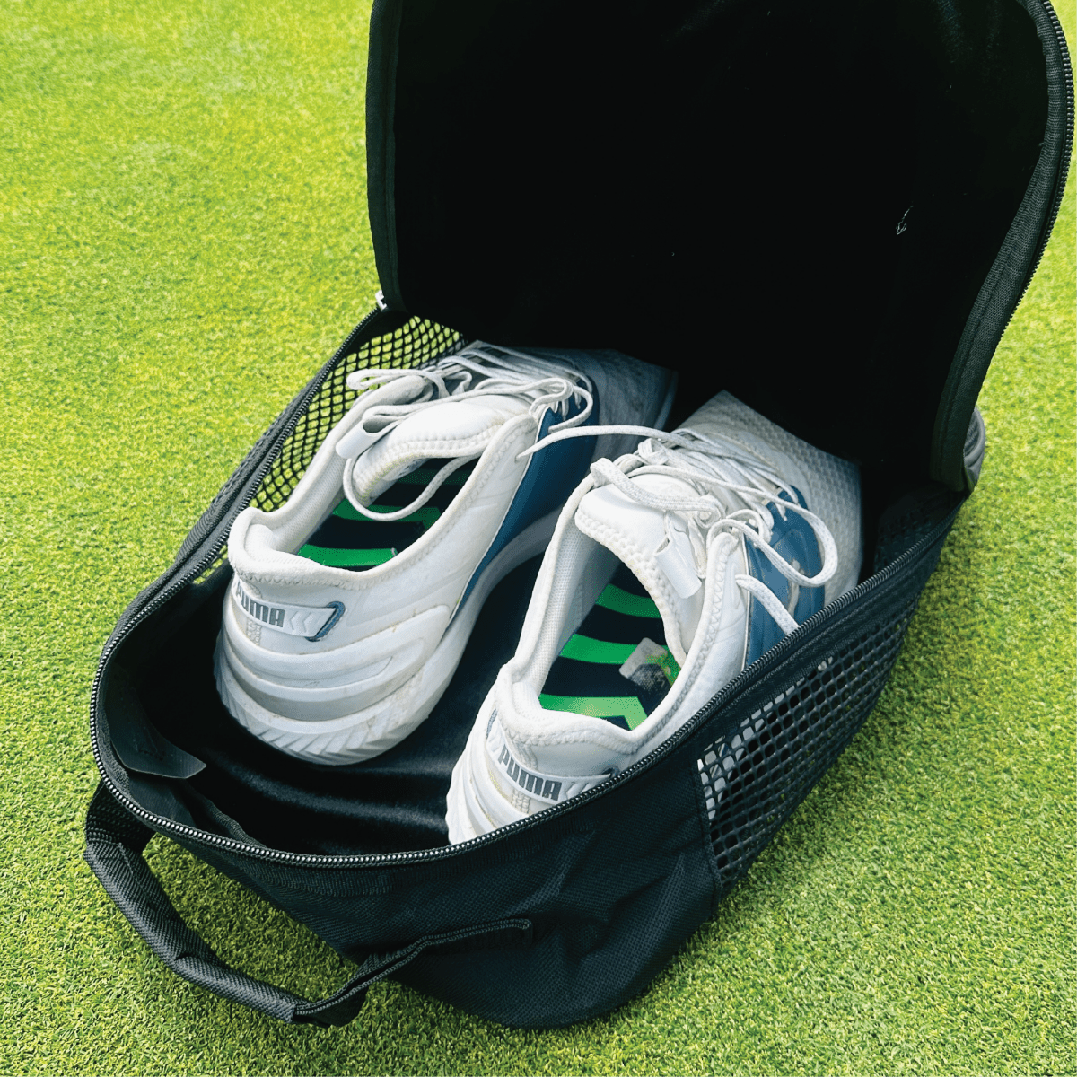 Unique Personalized Cleat Caddy Personalized Shoe Bag Customized Golf Gifts for Men by Groovy Guy
