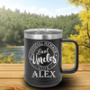 Black Uncle Mug Shaped Tumbler With Cool Uncles Club Design
