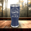 Navy Uncle Travel Mug With Handle With Cool Uncles Club Design